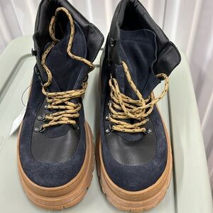 Ted Bakerr leather suede hiker boot
